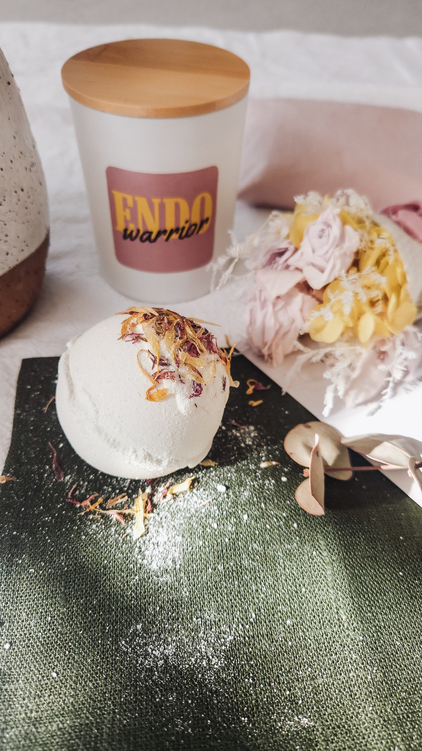 Natural Botanical Bath Bomb | Orange & Ylang Ylang