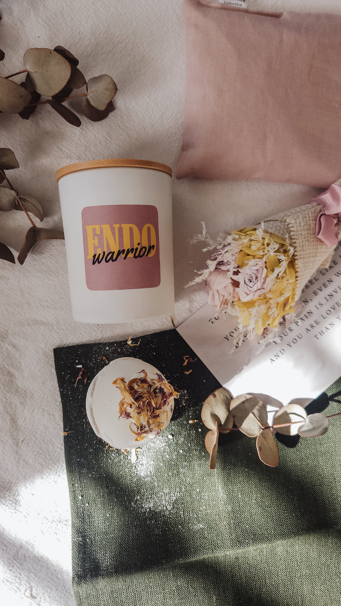 Natural Botanical Bath Bomb | Orange & Ylang Ylang