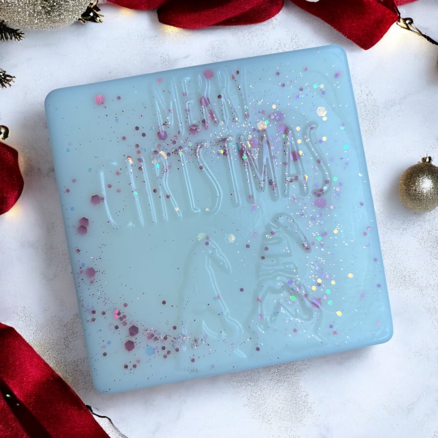 Glittery Christmas Soy wax melt