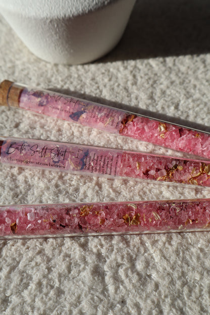 Test Tube Bath Salts | Champagne Strawberries