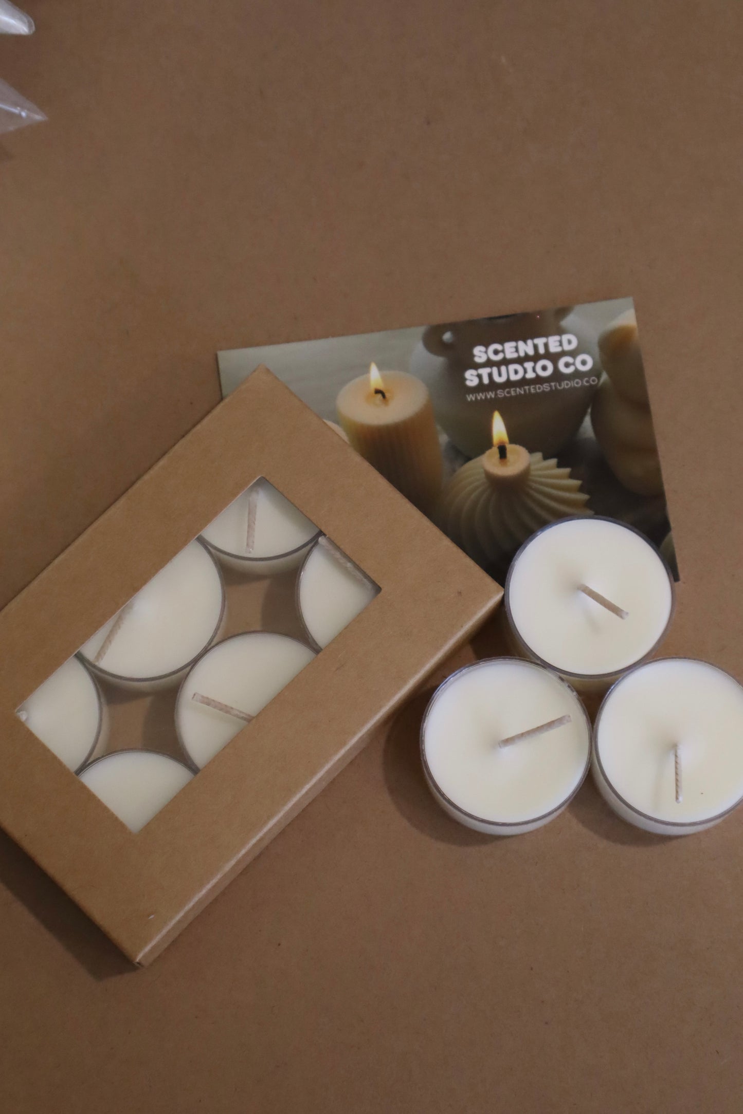 Unscented Tealights | 6 Pack