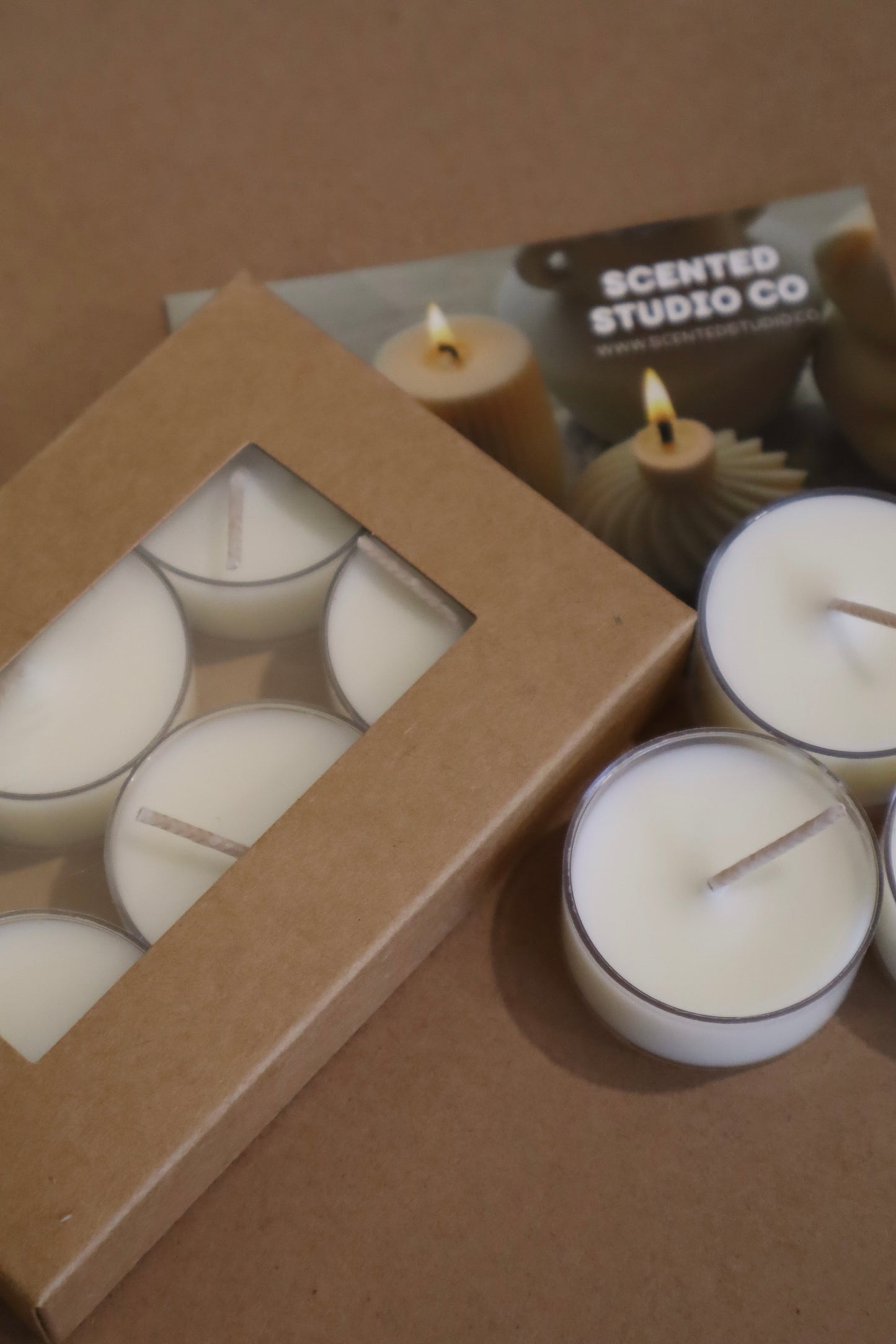 Unscented Tealights | 6 Pack