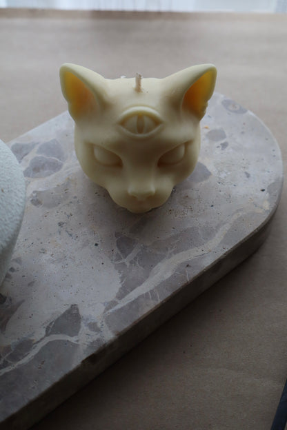Third Eye Cat Candle