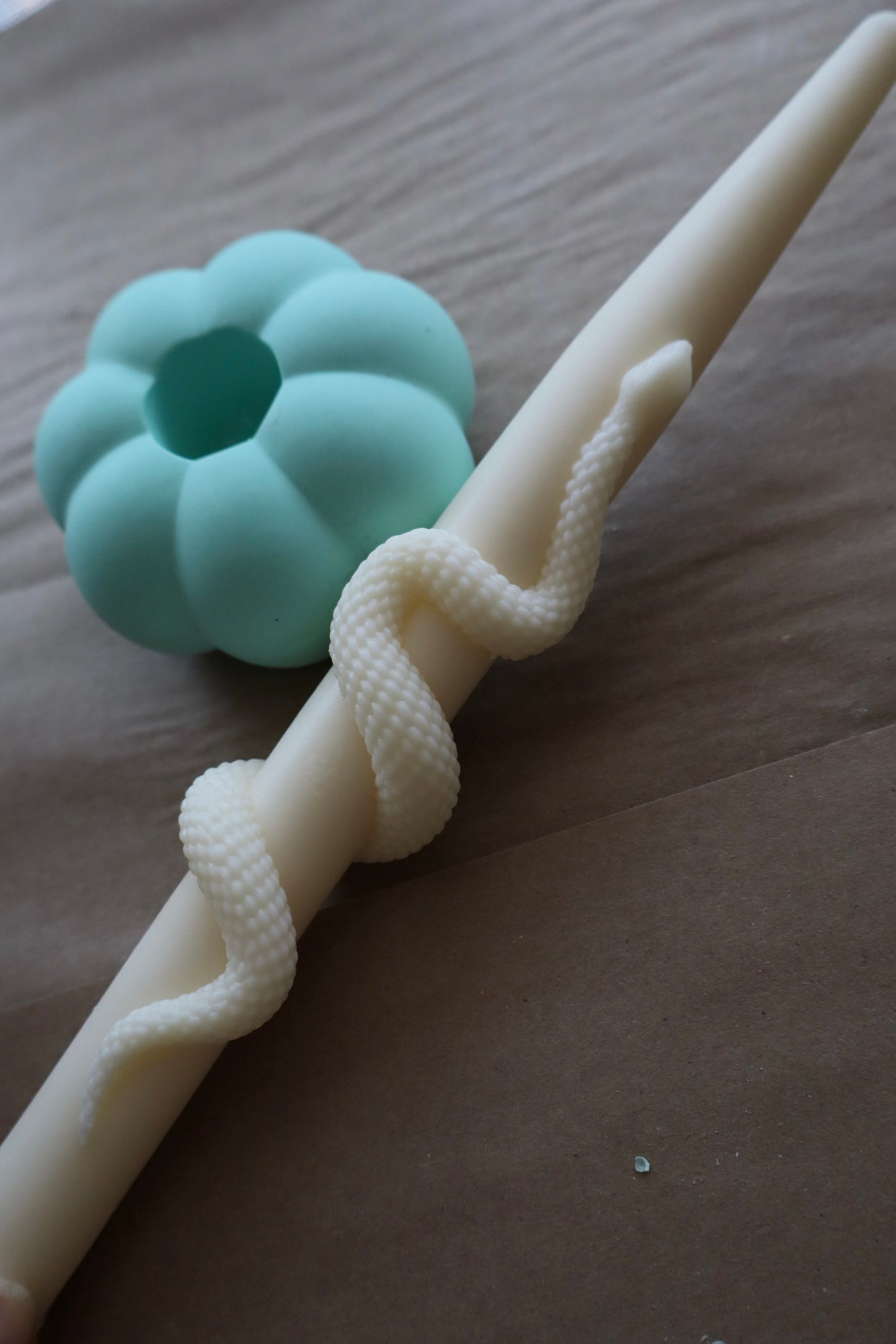 Snake Pillar Candle