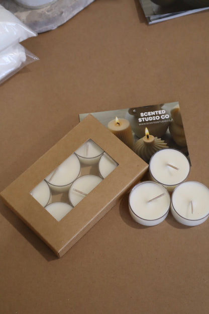 Unscented Tealights | 6 Pack