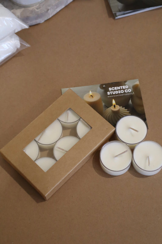 Unscented Tealights | 6 Pack